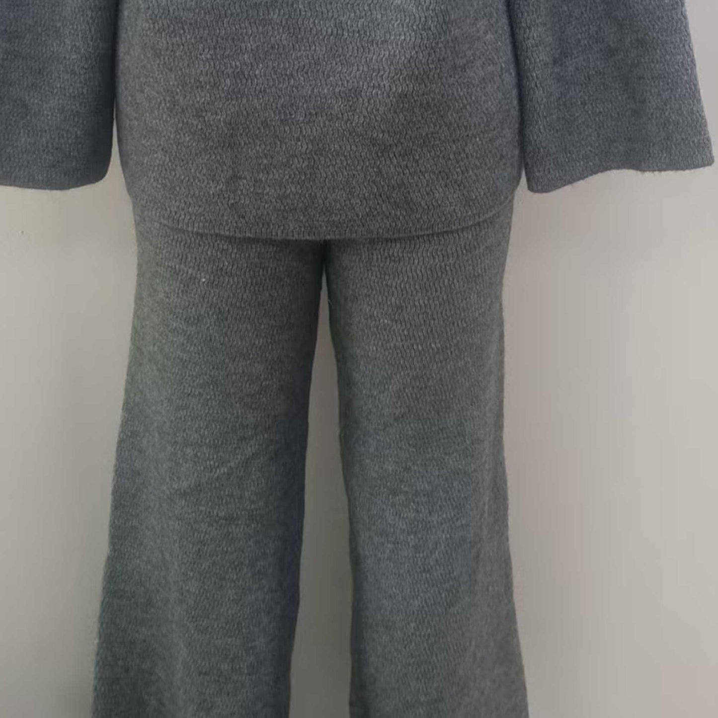 Cherie Code Women’s Viscose Knit 3‑Piece Lounge Set – Long Cardigan, Tank Top & Wide‑Leg Pants