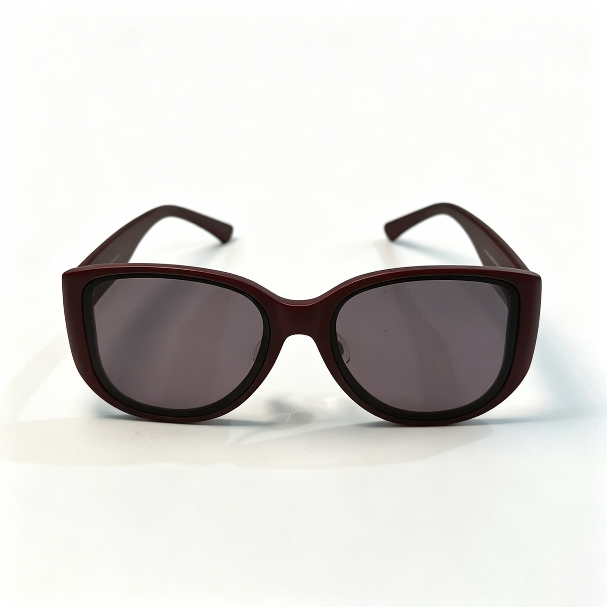 Cherie Code Women's Classic Matte Cat-Eye Sunglasses UV400 Resin Lenses Wine Red