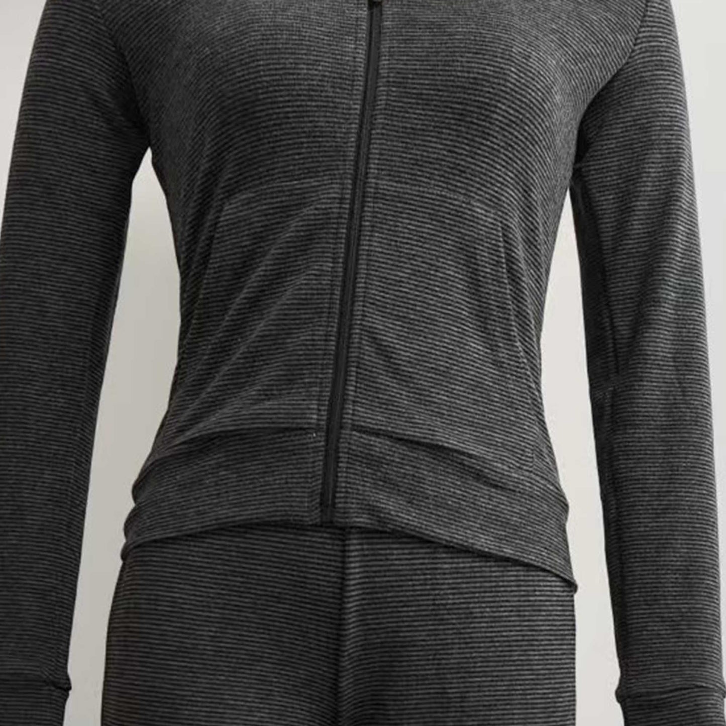 Cherie Code Women’s Knit Zip‑Front Collared Jacket & Wide‑Leg Pant Set – Long Sleeve Casual Lounge Two‑Piece