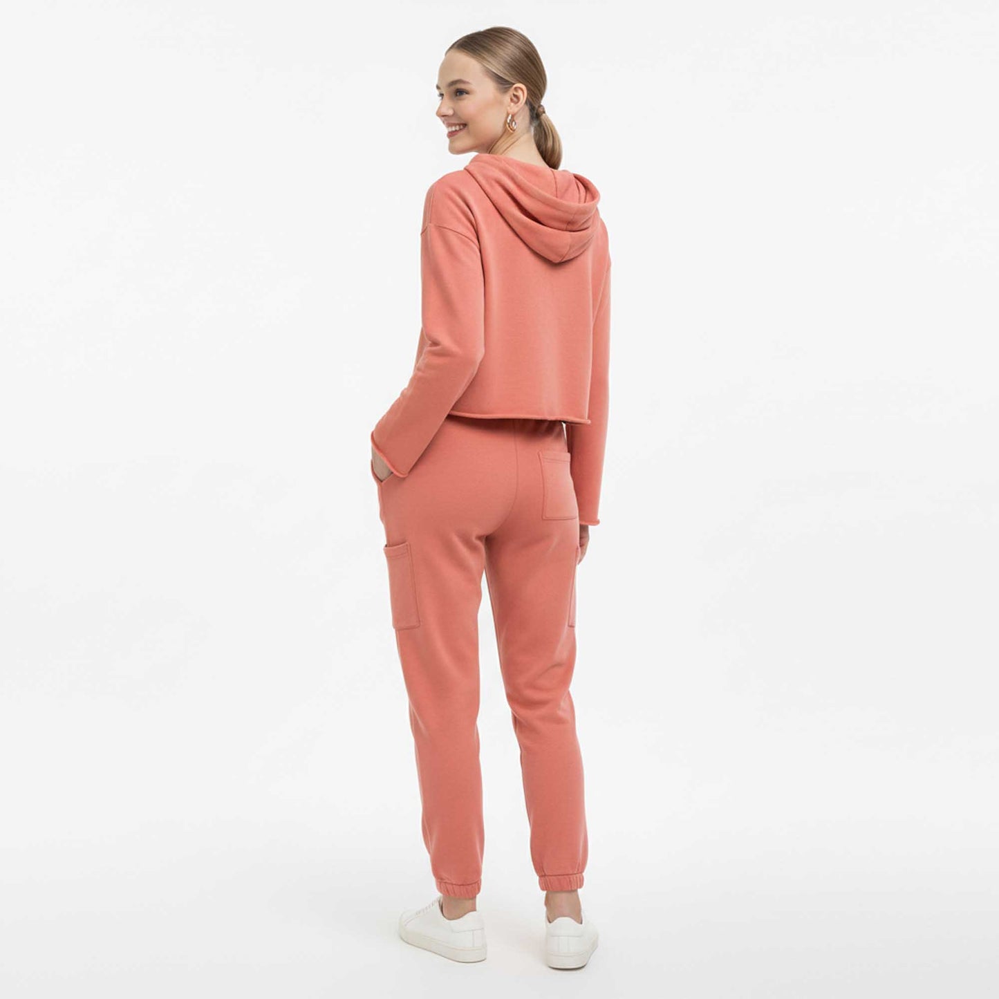 Cherie Code Women’s Hooded Long‑Sleeve Jogger Set – Pullover Hoodie & Elastic Waist Pants