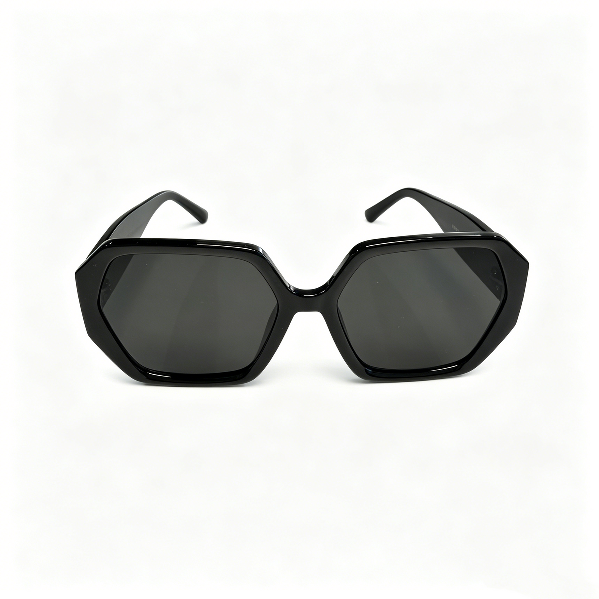 Cherie Code Women's Minimalist Oversized Hexagon Sunglasses UV400