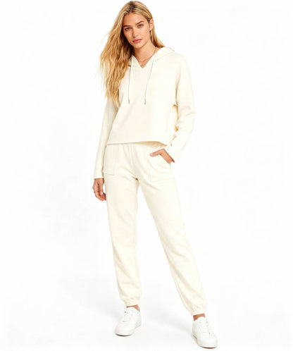 Cherie Code Women’s Hooded Long‑Sleeve Jogger Set – Pullover Hoodie & Elastic Waist Pants