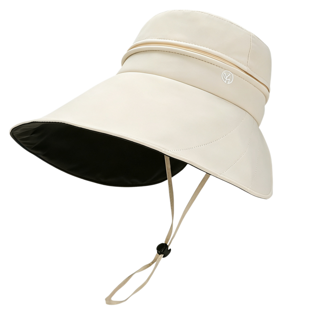 Cherie Code Bucket Sun Hat 2 in 1 Detachable Crown Ponytail UPF50+ Wide Brim UV Protection Hat  1 Pack