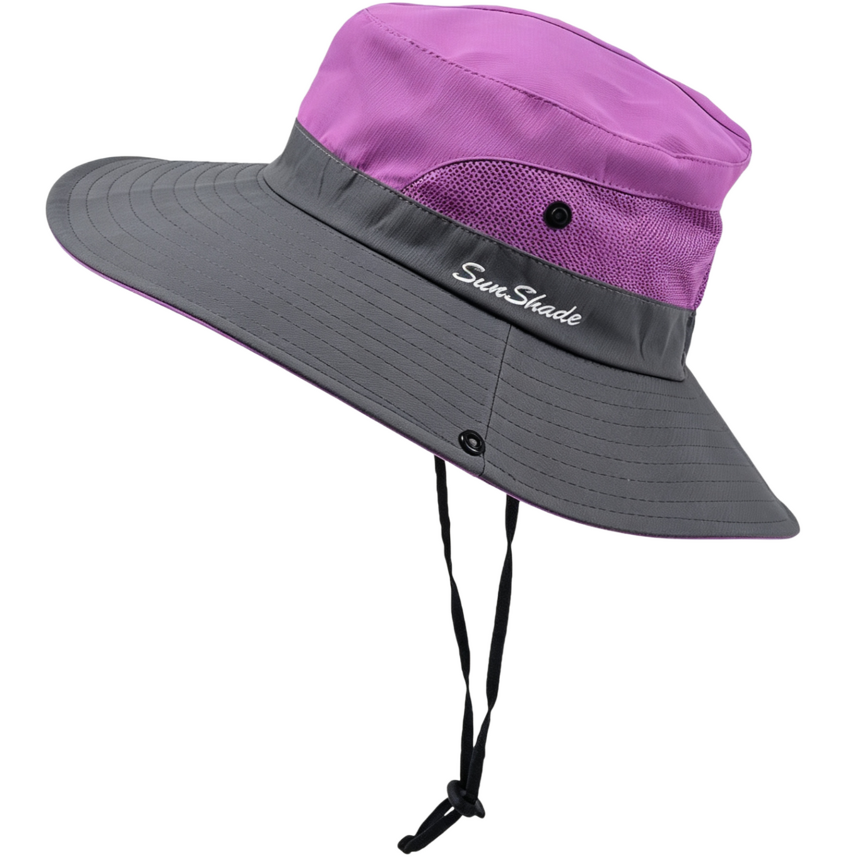 Cherie Code Outdoor Bucket Hat Breathable Mesh UPF50+ Water Repellent Wide Brim Fishing Hiking Sun Hat 1 Pack