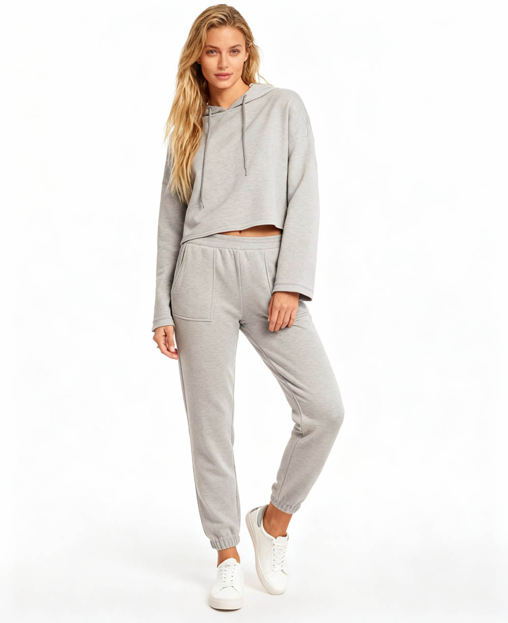 Cherie Code Women’s Hooded Long‑Sleeve Jogger Set – Pullover Hoodie & Elastic Waist Pants