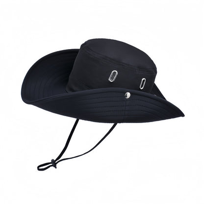 Cherie Code Wide Brim Bucket Sun Hat UPF50+ Water Repellent Breathable Vent Mountaineering Fishing Hiking Boonie Hat 1 Pack