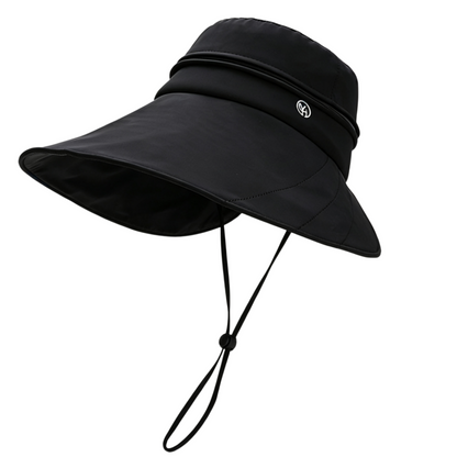 Cherie Code Bucket Sun Hat 2 in 1 Detachable Crown Ponytail UPF50+ Wide Brim UV Protection Hat  1 Pack