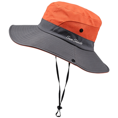 Cherie Code Outdoor Bucket Hat Breathable Mesh UPF50+ Water Repellent Wide Brim Fishing Hiking Sun Hat 1 Pack