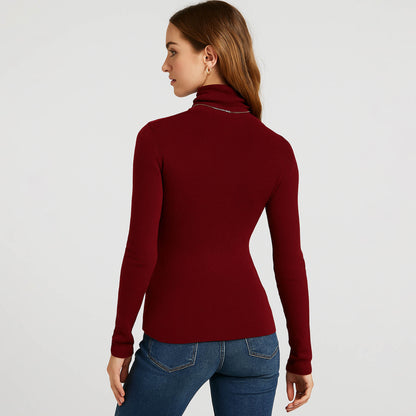 Cherie Code Women’s Knit Pullover Top – Cotton‑Poly Blend, Long Sleeve, Casual Fit