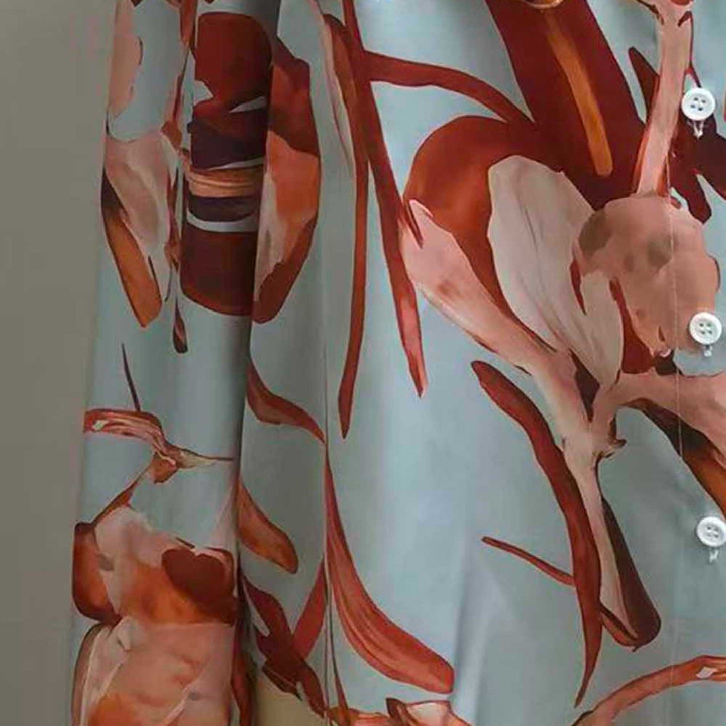 Cherie Code Women’s Blue Button‑Front Shirt – Long Sleeve Collared Blouse