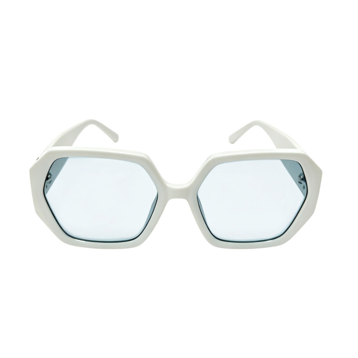 Cherie Code Women's Minimalist Oversized Hexagon Sunglasses UV400