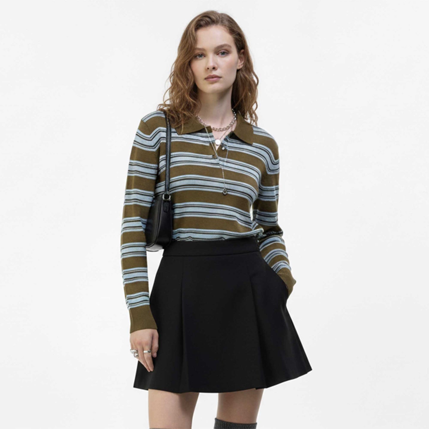 Cherie Code Women’s Knit Pullover Top – Cotton‑Poly Blend, Long Sleeve, Casual Fit