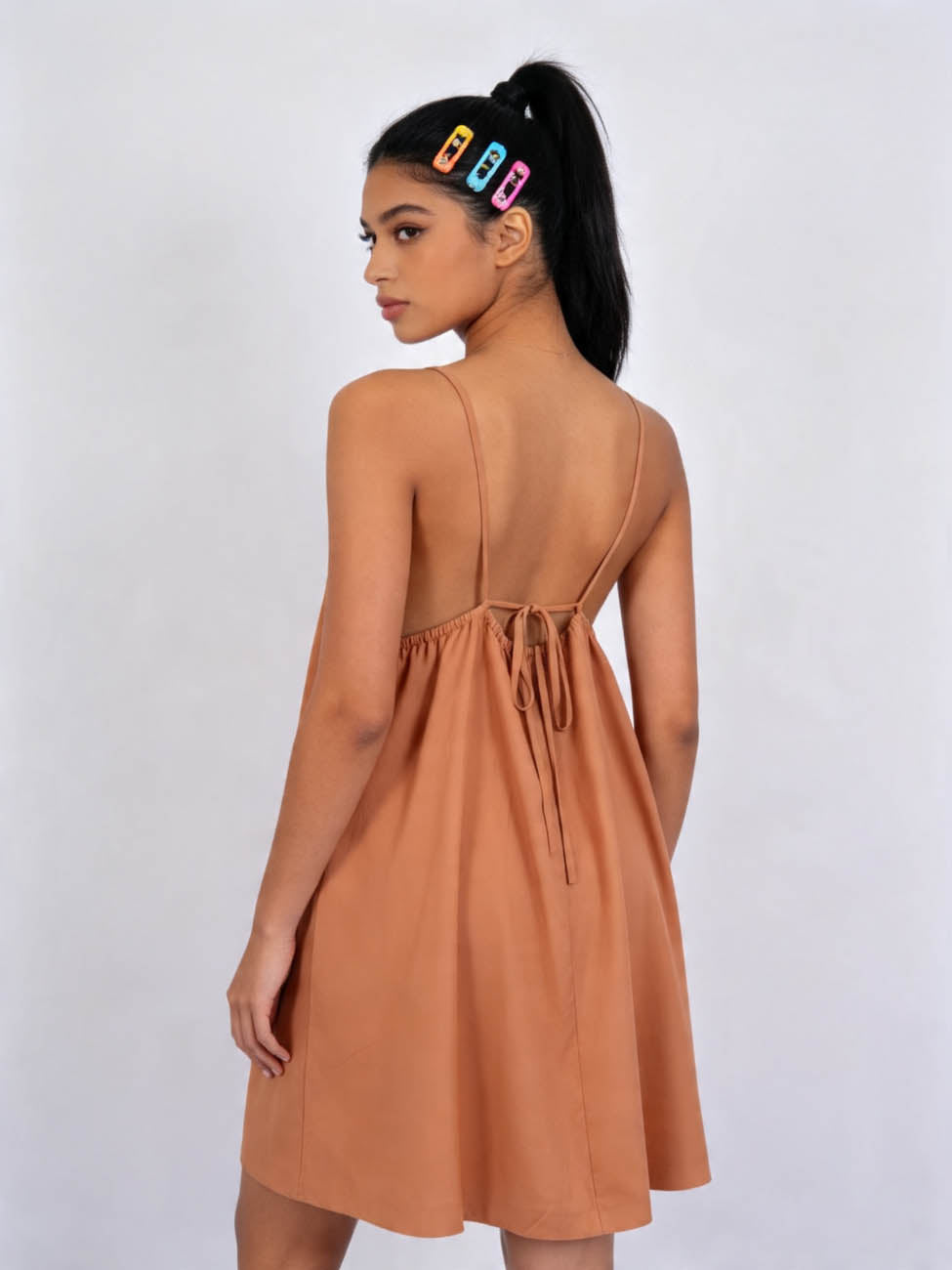 Cherie Code Women’s Summer Y2K Swing Dress – Lightweight Spaghetti Strap Mini Dress