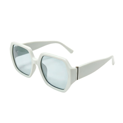 Cherie Code Women's Minimalist Oversized Hexagon Sunglasses UV400