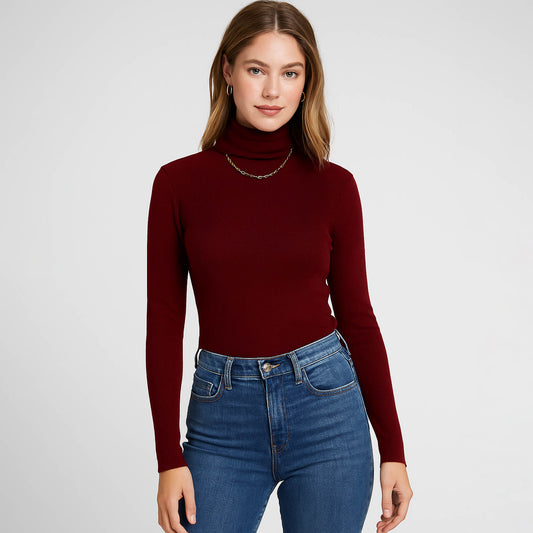 Cherie Code Women’s Knit Pullover Top – Cotton‑Poly Blend, Long Sleeve, Casual Fit