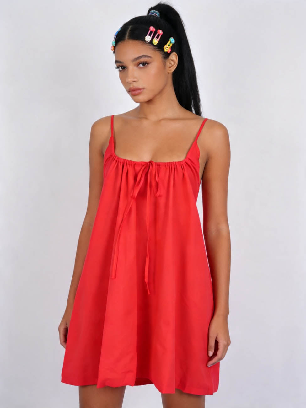 Cherie Code Women’s Summer Y2K Swing Dress – Lightweight Spaghetti Strap Mini Dress