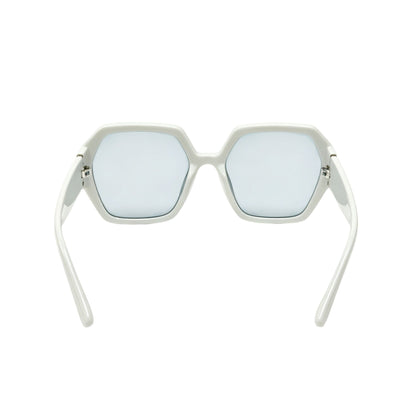 Cherie Code Women's Minimalist Oversized Hexagon Sunglasses UV400