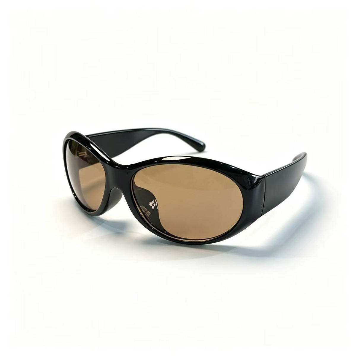 Cherie Code Unisex Outdoor Sporty Oval Sunglasses UV400 PC Frame Black