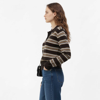 Cherie Code Women’s Knit Pullover Top – Cotton‑Poly Blend, Long Sleeve, Casual Fit