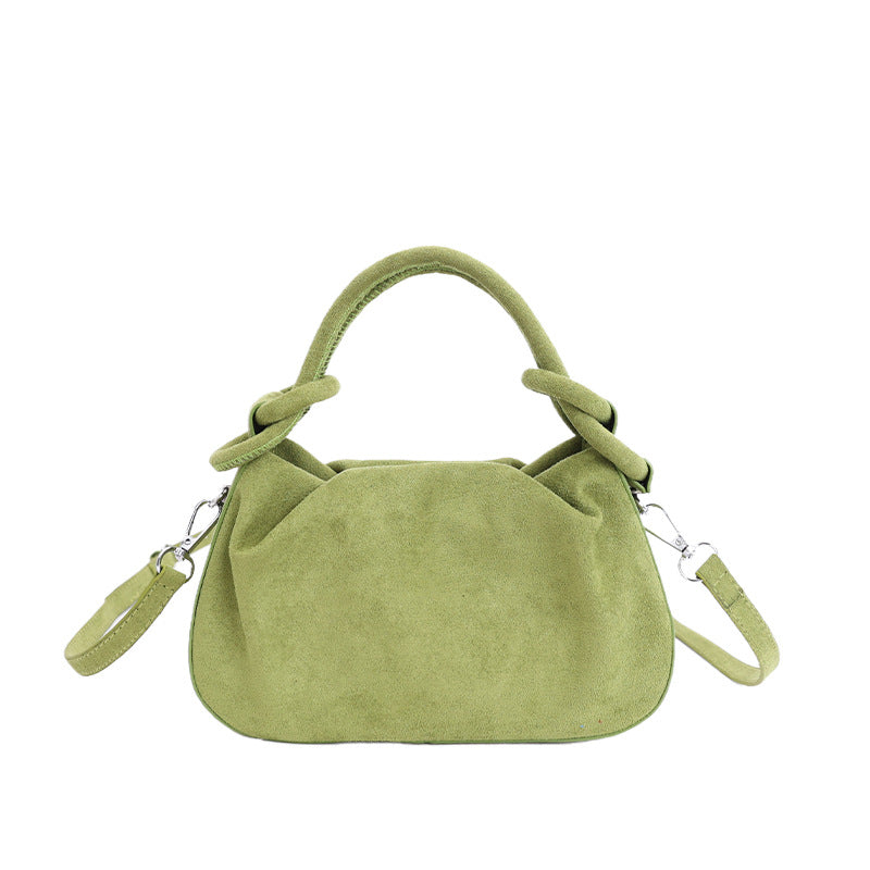 Cherie Code Women's Soft Suede Hobo Shoulder Bag – Trendy Slouchy Top Handle Purse ,Retro Minimalist Crossbody Handbag