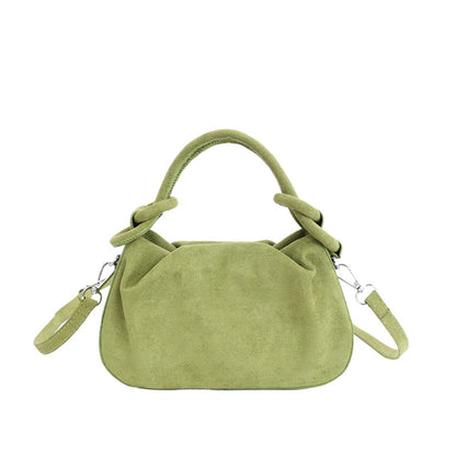 Cherie Code Women's Soft Suede Hobo Shoulder Bag – Trendy Slouchy Top Handle Purse ,Retro Minimalist Crossbody Handbag