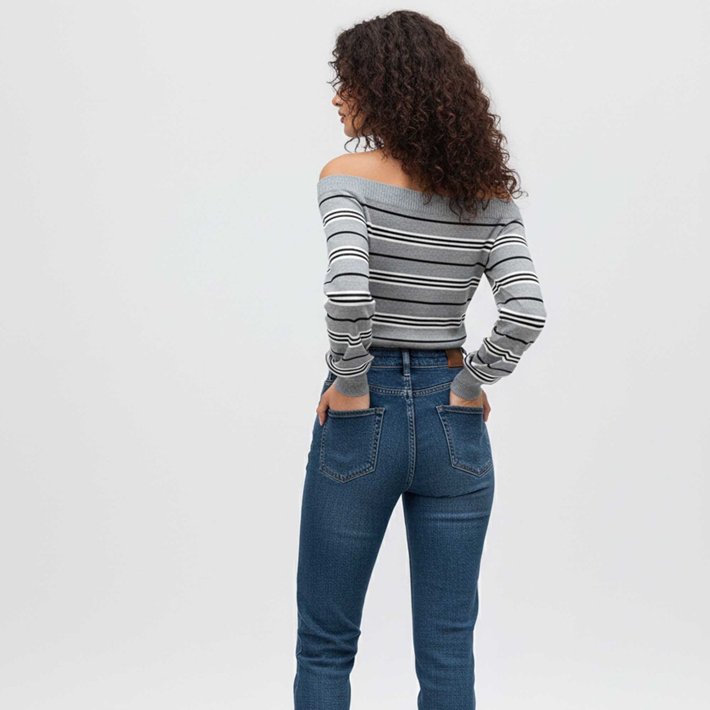 Cherie Code Women’s Soft Knit Pullover Top – Cotton‑Poly Blend, Long Sleeve Crewneck