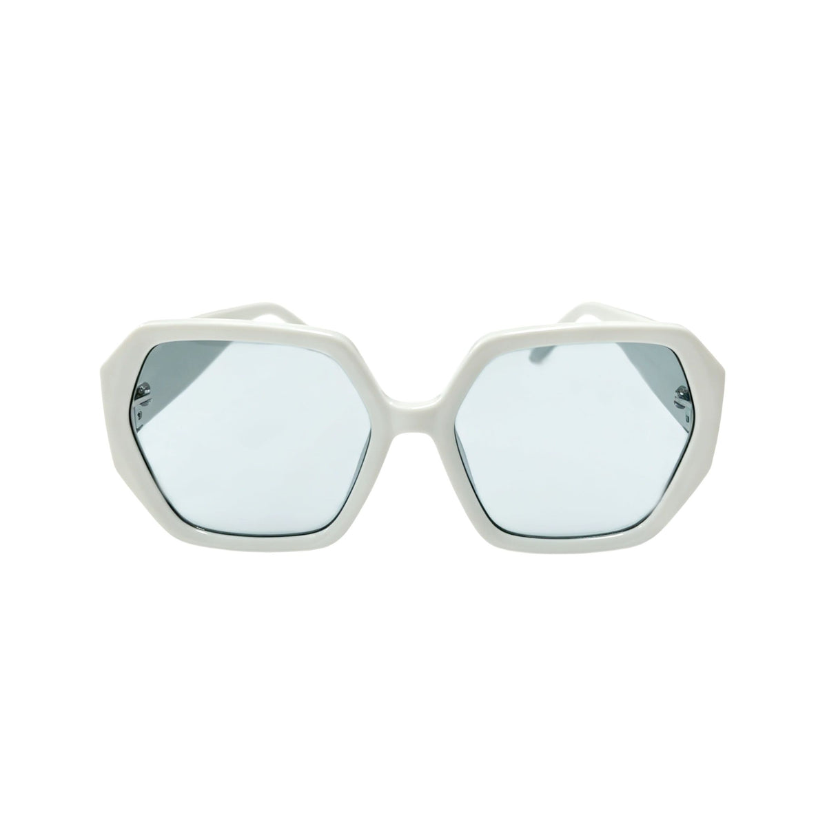 Cherie Code Women's Minimalist Oversized Hexagon Sunglasses UV400