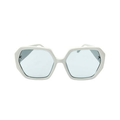 Cherie Code Women's Minimalist Oversized Hexagon Sunglasses UV400