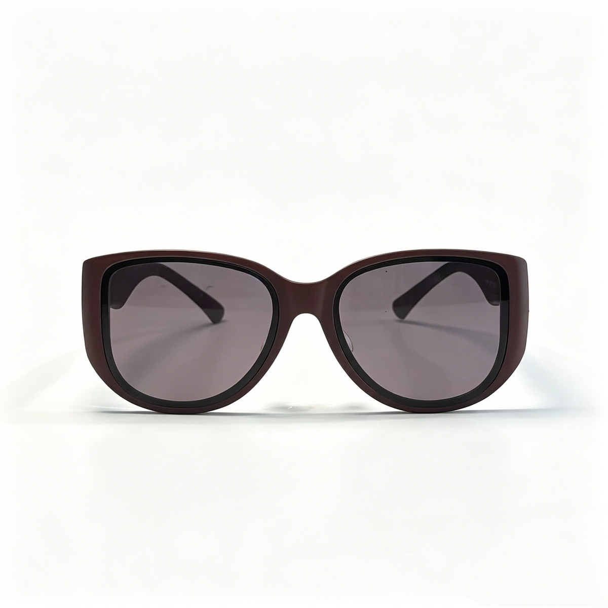 Cherie Code Women's Classic Matte Cat-Eye Sunglasses UV400 Resin Lenses Wine Red