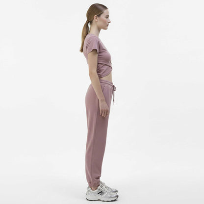 Woman 2-Piece Sleeveless High Rise Pants Set – Solid Viscose Stretch Cherie Code