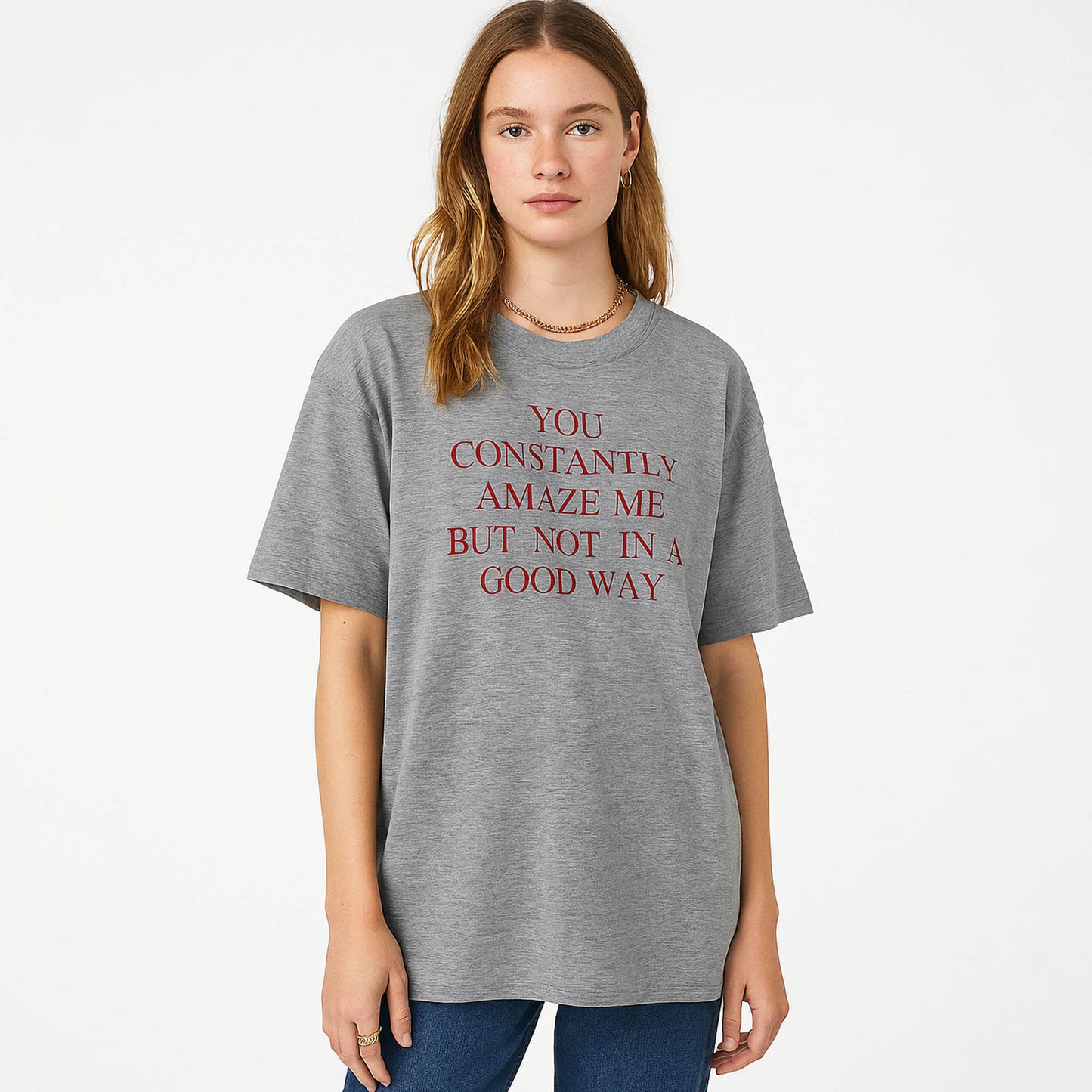 Cherie Code Women’s Graphic Tee – Cotton Blend, Short Sleeve, Oversized Fit