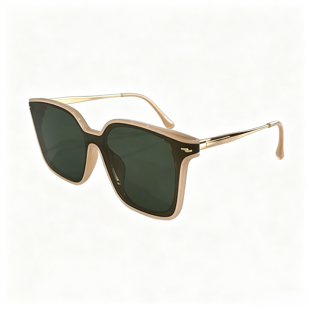Cherie Code Modern Square Sunglasses Polarized Lenses UV Protection TR90 Frame
