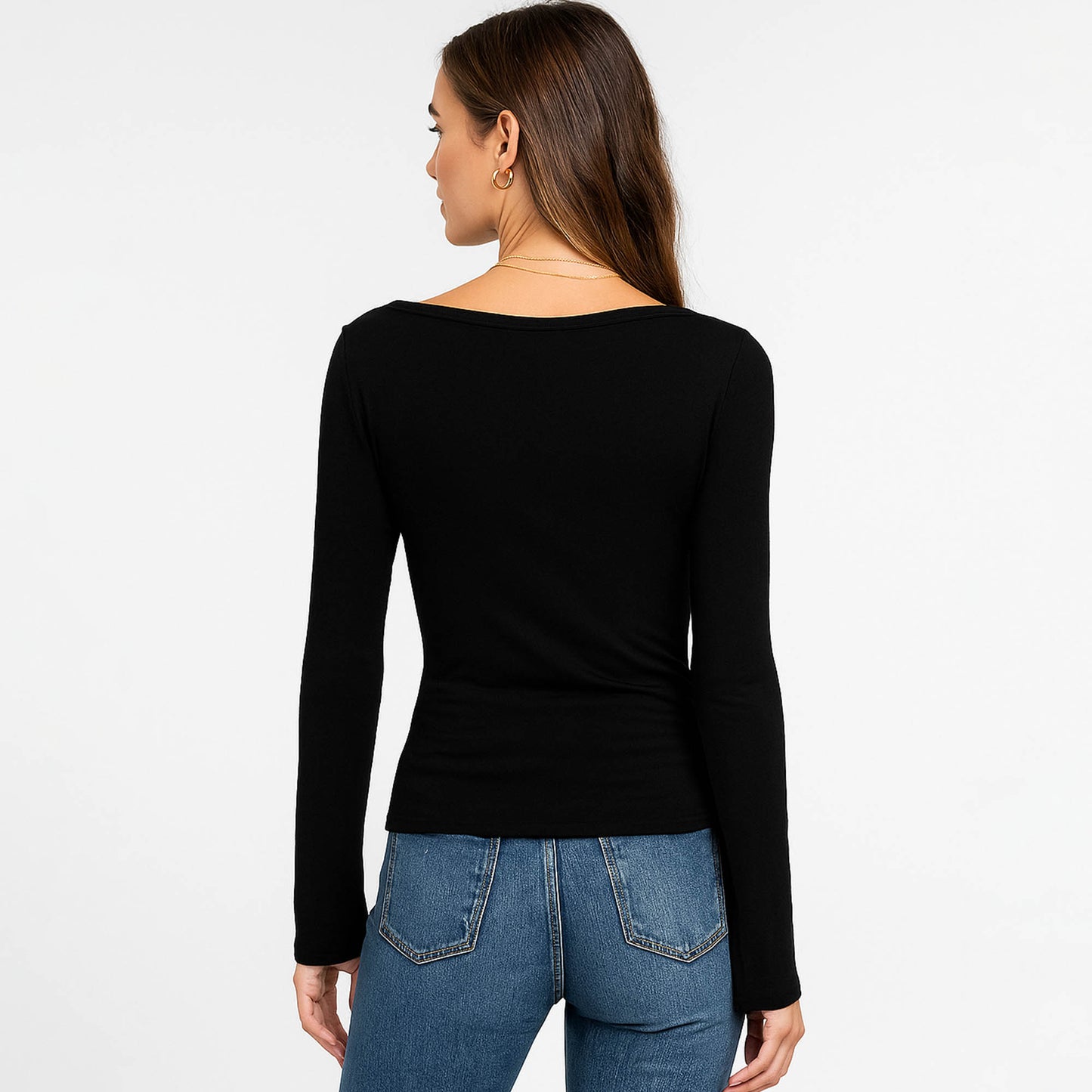 Cherie Code Women’s Wrap Top – Soft Knit, Long Sleeve, V-Neck Fit