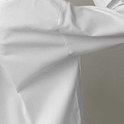 Women's Long Sleeve Shirt – 100% Cotton in White Everyday Cherie Code